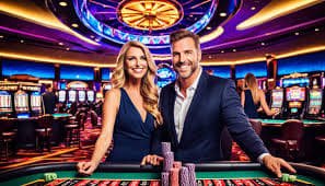 Antarmuka Live Casino di cewekslot menampilkan dealer dan pemain secara real-time